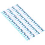 100 stücke Frontkamera staubdichte Schwammschaumpolster (großer Ring) für iPhone 12 pro / 12 pro max / 12/12 mini – Bild 3