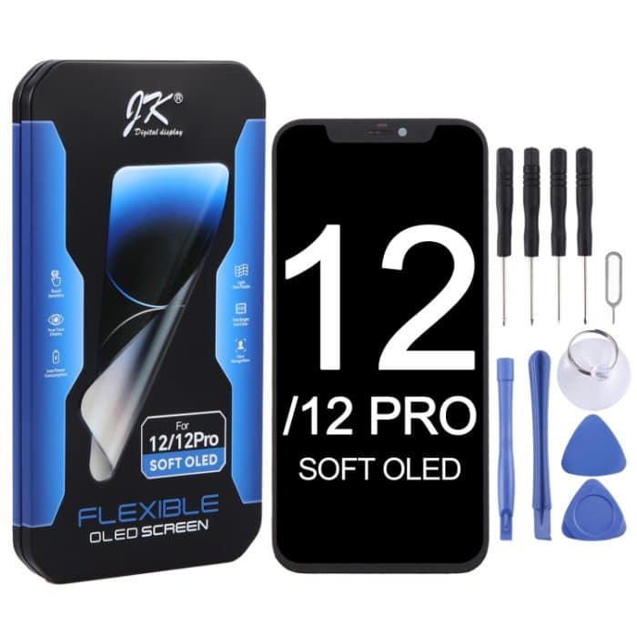 JK Soft OLED-LCD-Bildschirm für iPhone 12/12 Pro – Bild 1