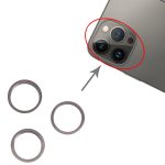 3 Stück Rückkamera-Glaslinse, Metall-Außenschutzring für iPhone 13 Pro, For iPhone 13 Pro – Bild 4