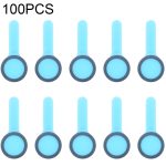 100 Sätze Frontkamera Staubdichte Schwammschaumpolster (kleiner Ring) für iPhone 13-Serie