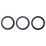 3 Stück Rückfahrkamera-Glaslinse, Metallschutzring für iPhone 11 Pro und 11 Pro Max, For iPhone 11 Pro & 11 Pro Max – Bild 2