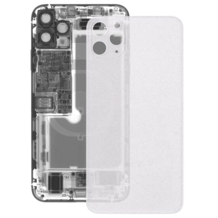 Transparente Milchglas-Akkurückseite für iPhone 11 Pro Max, For iPhone 11 Pro Max – Bild 1