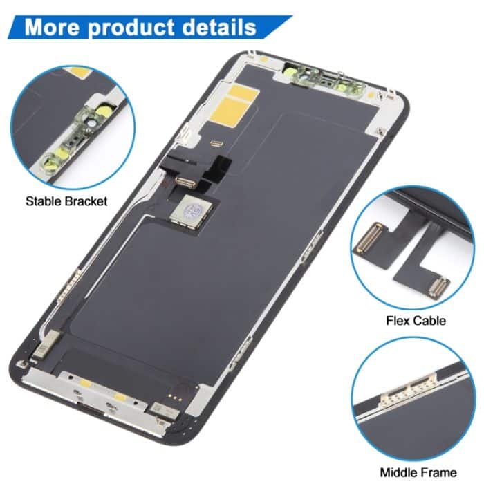 YK OLED-LCD-Bildschirm für iPhone 11 Pro Max mit Digitizer-Vollmontage – Bild 3