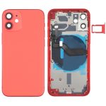 Akku-Rückseite (mit seitlichen Tasten, Kartenfach, Strom- und Lautstärke-Flexkabel und kabellosem Lademodul) für iPhone 12 Mini, For iPhone 12 Mini