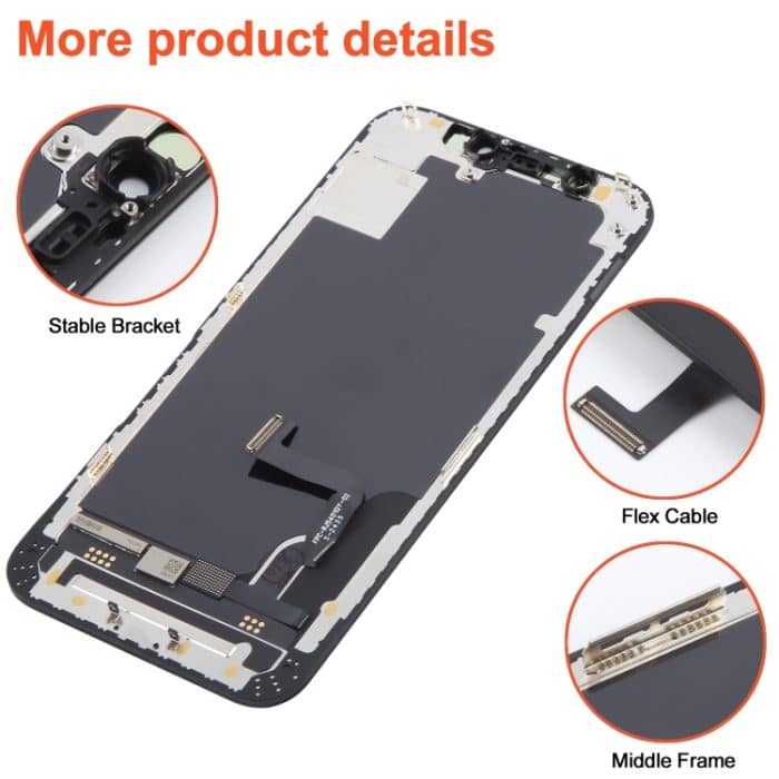 RJ Incell Cof Screen LCD-Bildschirm und Digitizer-Vollmontage für iPhone 12 Mini – Bild 3