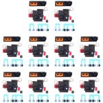 10 Stück Lautsprecher aus staubdichtem Netz mit Rahmen für iPhone 12 mini, For iPhone 12 mini (with Frame)