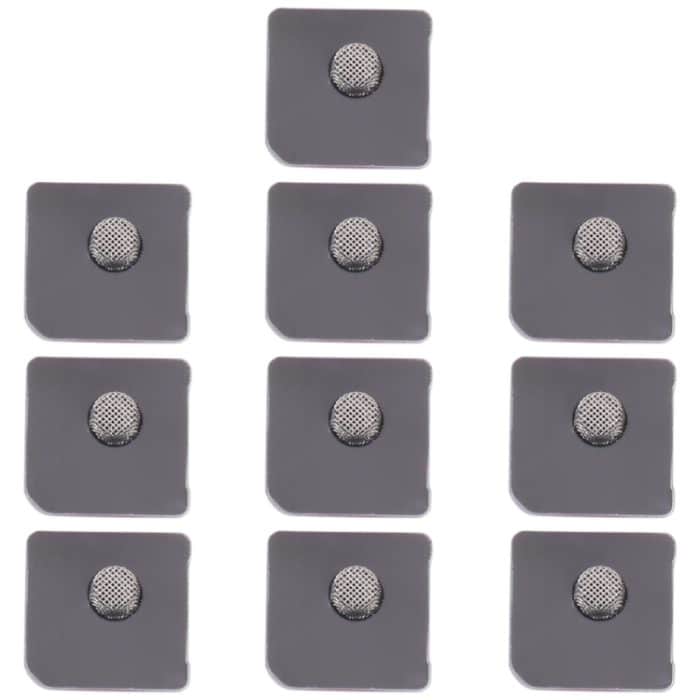 IP2M0031B.jpg 10 Stück staubdichtes Mikrofon-Netz für iPhone 12 Mini, For iPhone 12 mini – Bild 1