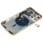 Akku-Rückseite (mit seitlichen Tasten, Kartenfach, Strom- und Lautstärke-Flexkabel und kabellosem Lademodul) für iPhone 12 Pro Max, For iPhone 12 Pro Max – Bild 4