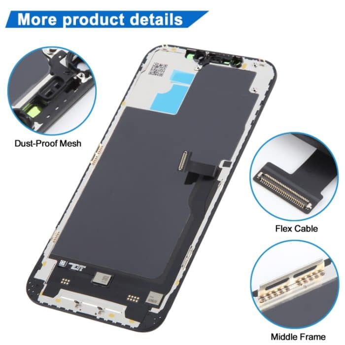 JK In-Cell-TFT-LCD-Bildschirm für iPhone 12 Pro Max mit Digitizer-Vollmontage – Bild 3