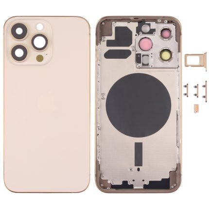 Hintere Gehäuseabdeckung mit SIM-Kartenfach, Seitentasten und Kameraobjektiv für iPhone 13 Pro, For iPhone 13 Pro(with SIM Card Tray), For iPhone 13 Pro (with SIM Card Tray), For iPhone 13 Pro