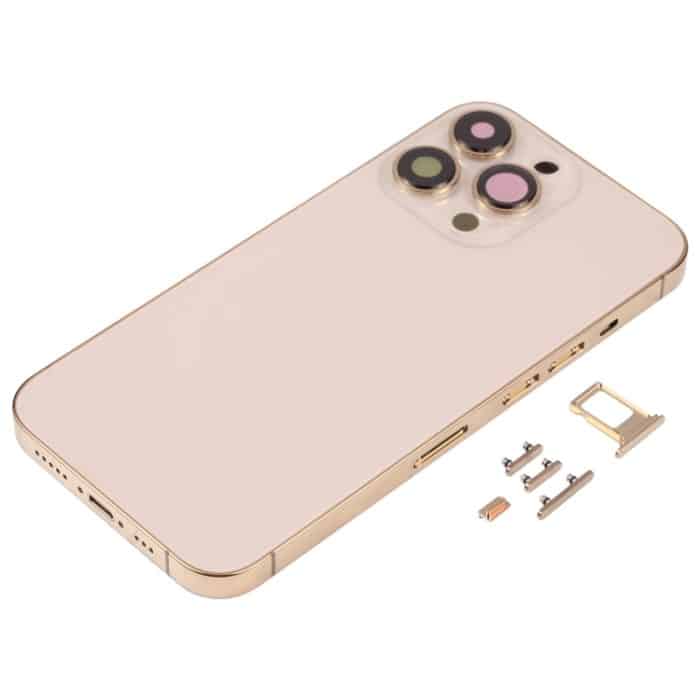 Hintere Gehäuseabdeckung mit SIM-Kartenfach, Seitentasten und Kameraobjektiv für iPhone 13 Pro, For iPhone 13 Pro(with SIM Card Tray), For iPhone 13 Pro (with SIM Card Tray), For iPhone 13 Pro – Bild 2