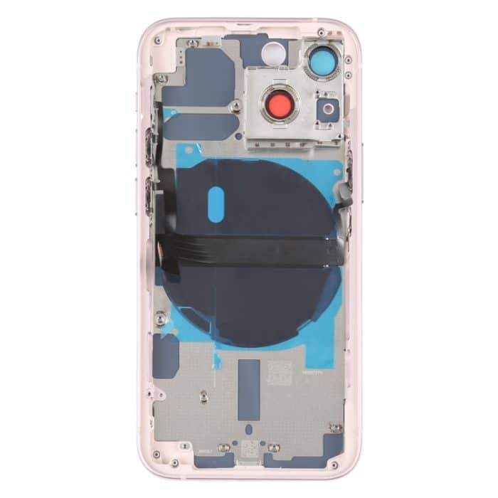 Für iPhone 13 mini Akku-Rückseite mit Seitentasten, Kartenfach, Power- und Lautstärke-Flexkabel und kabellosem Lademodul, For iPhone 13 mini (Assembly) – Bild 4