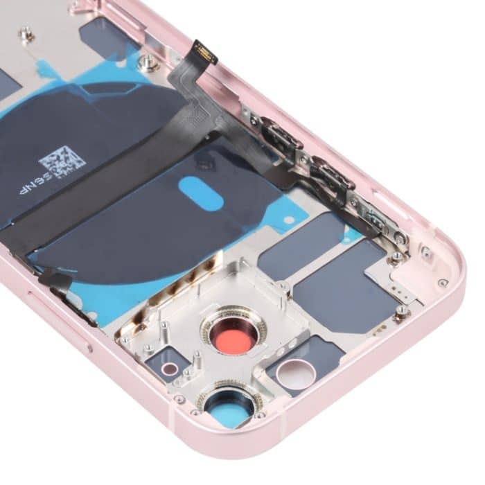 Für iPhone 13 mini Akku-Rückseite mit Seitentasten, Kartenfach, Power- und Lautstärke-Flexkabel und kabellosem Lademodul, For iPhone 13 mini (Assembly) – Bild 6