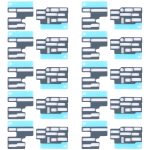 10 Sets Mainboard FPC Connector Sponge Foam Pads for iPhone 13 mini