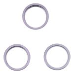 Für iPhone 14 Pro 3PCS Rückkamera Glaslinse Metall Außenschutz Hoop Ring, For iPhone 14 Pro
