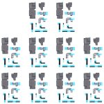 Für iPhone 14 Pro Max 10 Stück Mainboard-Schwamm-Schaumstoff-Pads + Kühlkörper-Graphit-Aufkleber