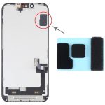 100/Set schwarzer LCD-Klebeaufkleber für iPhone 14/14 Plus – Bild 5