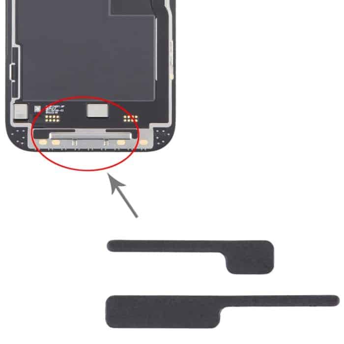 100/Set für iPhone 14 Pro LCD-Halterung, Schwamm-Schaumstoff-Pads – Bild 5