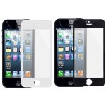 5 Stück Schwarz + 5 Stück Weiß für iPhone 5 und 5S Frontscheibe, äußere Glaslinse, 5 Black 5 White for i5 & 5S – Bild 2