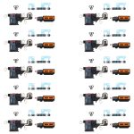 Für iPhone 15 10set Lautsprecher Staubdichtes Mesh