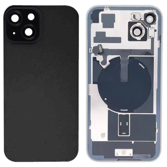 IP5P0109BL.jpg Für iPhone 15 Plus Glas-Akku-Rückabdeckung mit Blitzhalterung + kabellosem Lademodul, For iPhone 15 Plus – Bild 1