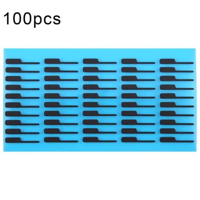 IP5P9933.jpg Für iPhone 15 Pro Max 100 Sets LCD-Unterseite Schwarzer Klebeaufkleber (01) – Bild 1