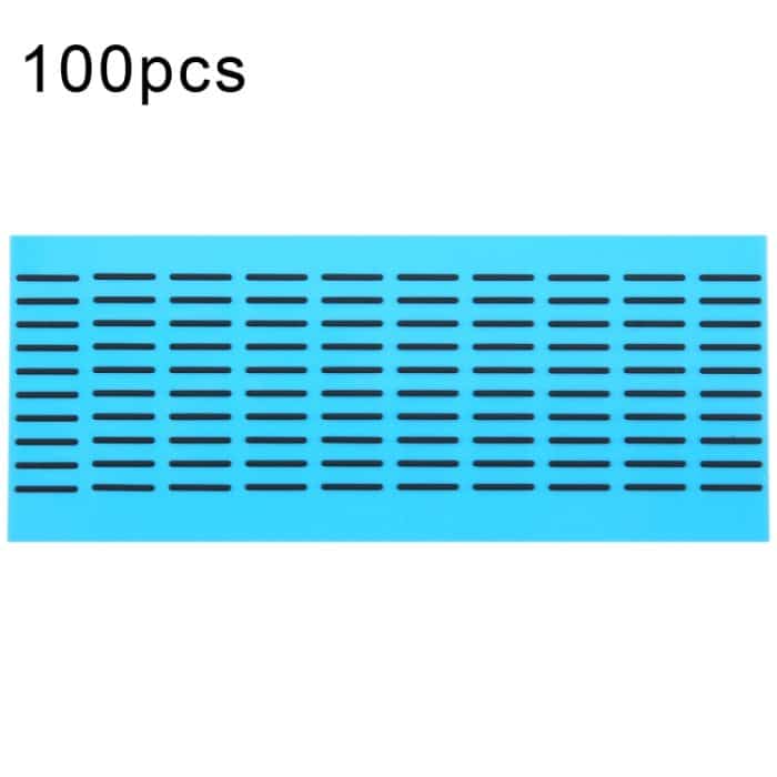 IP5P9934.jpg Für iPhone 15 Pro Max 100 Sets LCD-Unterseite Schwarzer Klebeaufkleber (02) – Bild 1