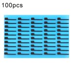 Für iPhone 15 Pro 100 Sets LCD-Unterseite Schwarzer Klebeaufkleber(01)