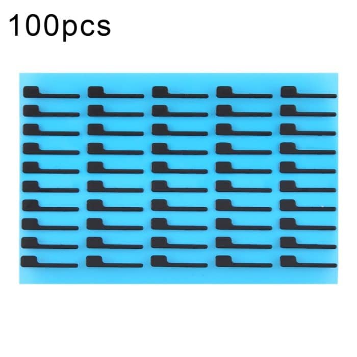 Für iPhone 15 Pro 100 Sets LCD-Unterseite Schwarzer Klebeaufkleber(01) – Bild 1