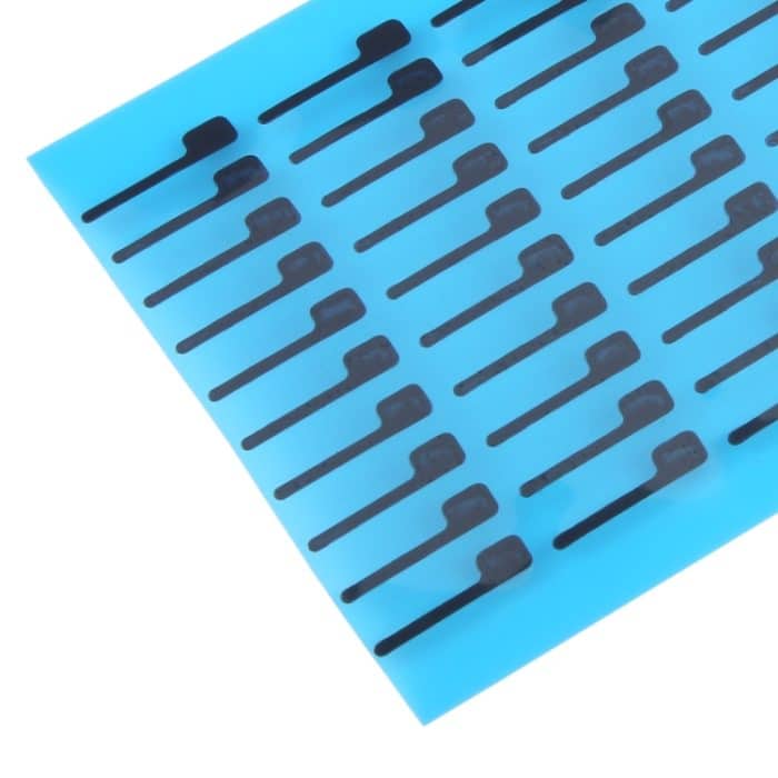 Für iPhone 15 Pro 100 Sets LCD-Unterseite Schwarzer Klebeaufkleber(01) – Bild 4