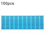 Für iPhone 15 Pro 100 Sets LCD-Unterseite Schwarzer Klebeaufkleber (02)