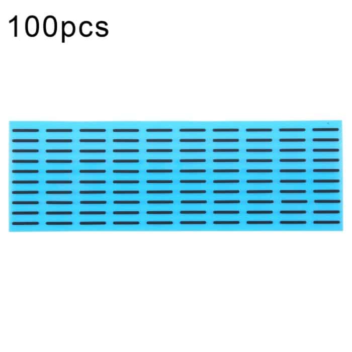 Für iPhone 15 Pro 100 Sets LCD-Unterseite Schwarzer Klebeaufkleber (02) – Bild 1