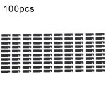 Für iPhone 15 Pro Max 100 Sets LCD-Seiten-Schwarz-Klebeaufkleber (03)