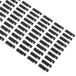 Für iPhone 15 Pro Max 100 Sets LCD-Seiten-Schwarz-Klebeaufkleber (03) – Bild 3