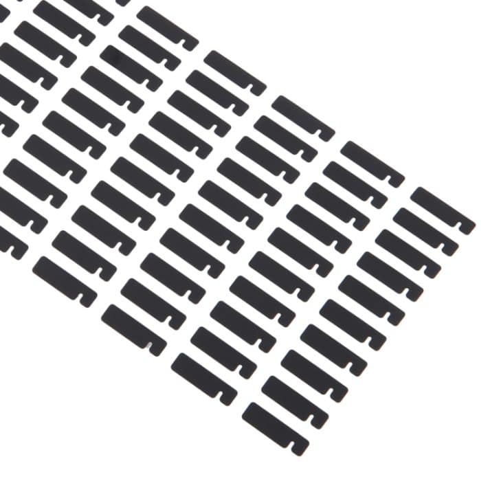 Für iPhone 15 Pro Max 100 Sets LCD-Seiten-Schwarz-Klebeaufkleber (03) – Bild 3