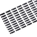 Für iPhone 15 Pro Max 100 Sets LCD-Seiten-Schwarz-Klebeaufkleber (03) – Bild 4