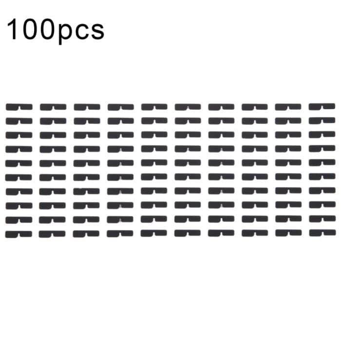 Für iPhone 15 Pro Max 100 Sets LCD-seitiger schwarzer Klebeaufkleber (04) – Bild 1