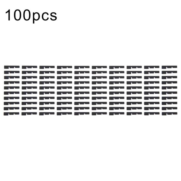 IP5P9939.jpg Für iPhone 15 Pro 100 Sets LCD-seitiger schwarzer Klebeaufkleber (03) – Bild 1