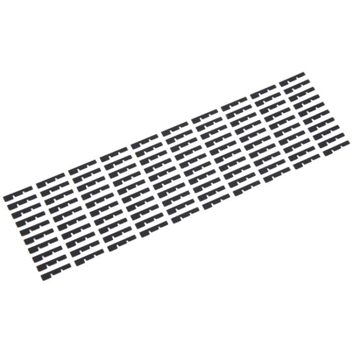 Für iPhone 15 Pro 100 Sets LCD-seitiger schwarzer Klebeaufkleber (03) – Bild 2