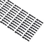 Für iPhone 15 Pro 100 Sets LCD-seitiger schwarzer Klebeaufkleber (03) – Bild 3