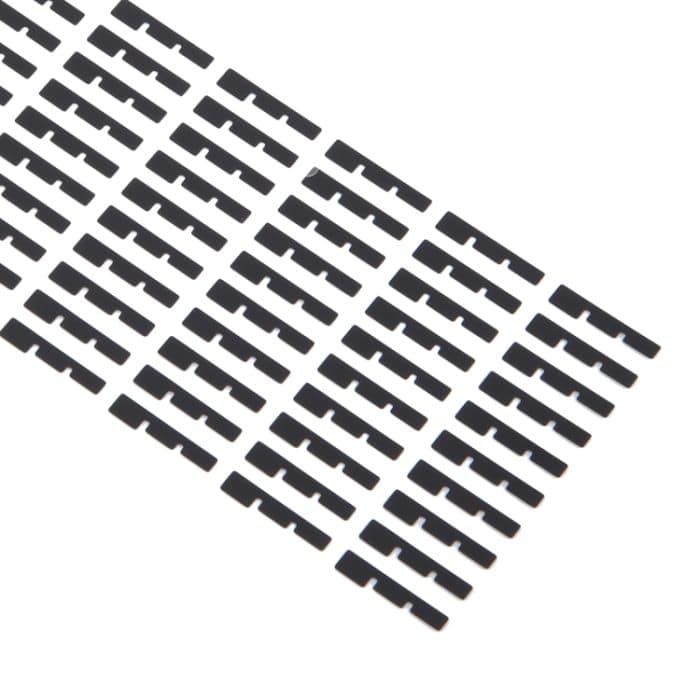 Für iPhone 15 Pro 100 Sets LCD-seitiger schwarzer Klebeaufkleber (03) – Bild 3