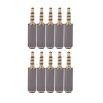 10 PCS CTIA- und OMTP-Kopfhörermikrofon Universal System Conversion Plug