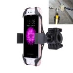 360 Grad drehbarer Fahrrad-Handyhalter mit flexiblem Dehnclip für iPhone 7 & 7 Plus / iPhone 6 & 6 Plus / iPhone 5 & 5C & 5s