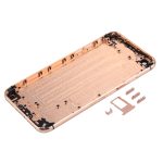 5-in-1-Vollmontage-Metallgehäuseabdeckung mit iX-ähnlichem Erscheinungsbild für iPhone 6, einschließlich Rückabdeckung, Kartenfach, Lautstärketaste, Ein-/Aus-Taste und Stummschalter, Vibrationstaste, ohne Kopfhöreranschluss (Gold + Weiß), For iP6 to iPX – Bild 5