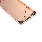 5-in-1-Vollmontage-Metallgehäuseabdeckung mit iX-ähnlichem Erscheinungsbild für iPhone 6, einschließlich Rückabdeckung, Kartenfach, Lautstärketaste, Ein-/Aus-Taste und Stummschalter, Vibrationstaste, ohne Kopfhöreranschluss (Gold + Weiß), For iP6 to iPX – Bild 7