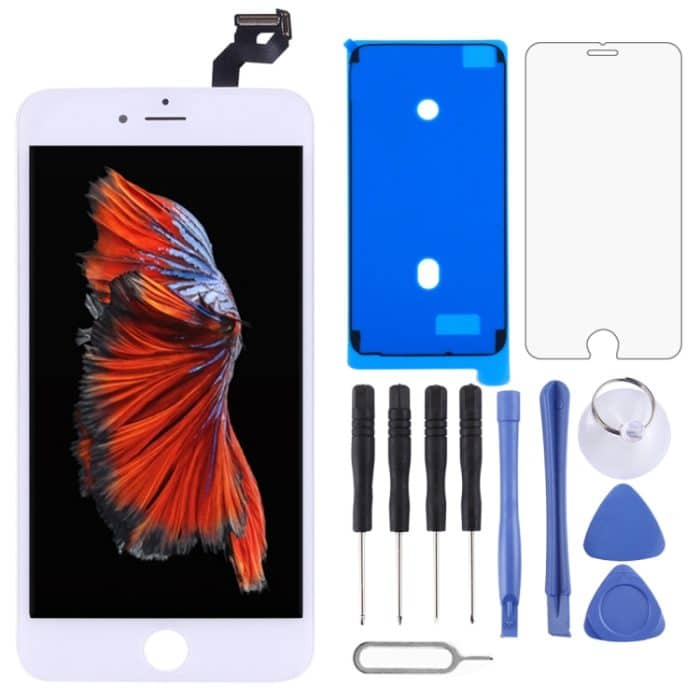 IP6L0014W.jpg Komplettbaugruppe aus LCD-Bildschirm und Digitalisierer mit Rahmen für iPhone 6s Plus, 3 in 1 for i6S Plus White, 3 in 1 for i6S Plus Black – Bild 1