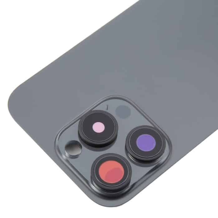 Für iPhone 16 Pro Max Glas Original Akku Rückseite mit Kameraobjektivabdeckung – Bild 7