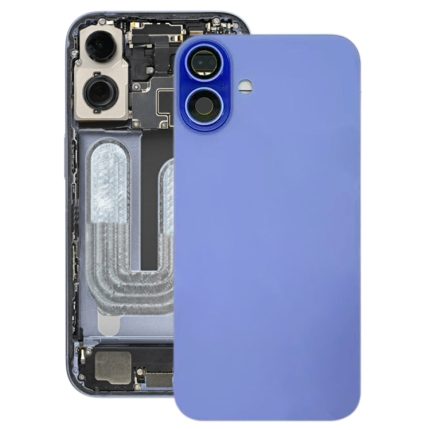 Für iPhone 16 Akku-Rückabdeckung mit Kameraobjektivabdeckung, For iPhone 16