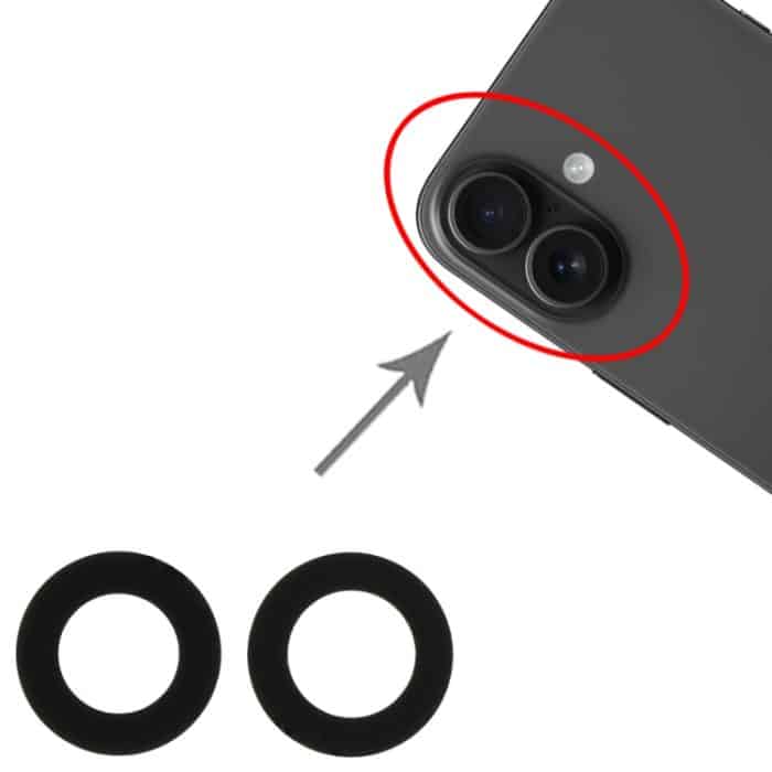 Für iPhone 16 / 16 Plus 2 in 1 Rückkameraobjektiv – Bild 3