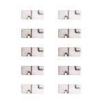 10 PCS für iPhone 6 Plus Ladeanschlussverriegelung Statorhalterung